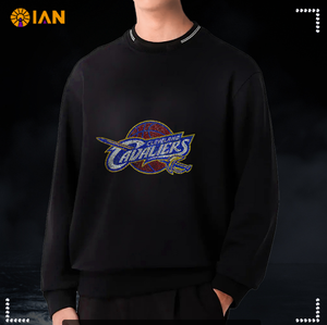Patch thermocollant en strass personnalisé pour les fans des Cleveland Cavaliers, design en cristal de verre, style bling-bling. - Product Image 2