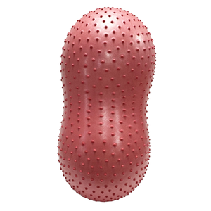 <span class=keywords><strong>Ballon</strong></span> de yoga en PVC en forme d'arachide - <span class=keywords><strong>Ballon</strong></span> de fitness Pilates pour l'entraînement de la stabilité, surface massante à picots, souple, durable, gonflable, pour exercices de <span class=keywords><strong>gym</strong></span> (90*45cm) - Product Image 1