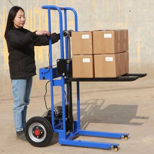 カスタマイズ可能な400kg1.3m手動油圧スタッカー小型電動フォークリフトパレットスタッカーバッテリー付き - Product Image 5