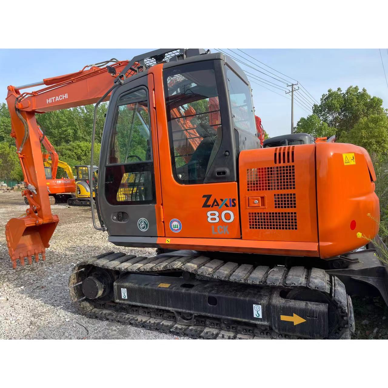 HIROTO Used Hitachi ZX80 Excavators - Reliable Earthmoving Tools