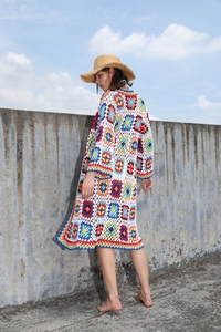 Suéter de ganchillo personalizado OEM y ODM para mujer, ropa de <span class=keywords><strong>playa</strong></span>, suéter de punto calado a mano, suéter de ganchillo para mujer - Product Image 6