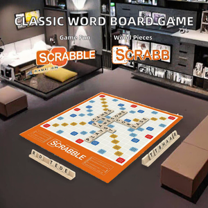 Jeu de société <span class=keywords><strong>classique</strong></span> en bois pour mots croisés, idéal pour le divertissement familial, les fêtes et les jeux d'intérieur, pour les enfants de 8 ans et plus - Product Image 2