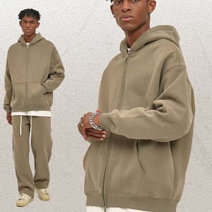 Sudadera con Capucha de Algodón y Poliéster de Primera Calidad, Tejido Grueso de 360 GSM, Sudadera Extra Grande Personalizada para Hombre - Product Image 3