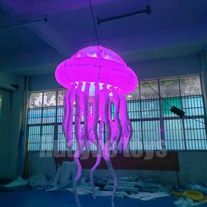 Buiten Decoratieve Kwallen Ballon Opknoping Opblaasbare Led Verlichting Kwallen Zwembad Opblaasbare Kwallen - Product Image 4