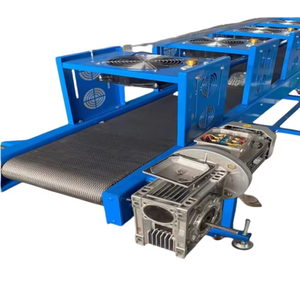 Stainless Steel Mesh <strong>Belt</strong> <strong>Air</strong> Cooling <strong>Conveyor</strong> with Fans Wire Mesh Cooling System for Fried Snacks and Hot Products - Product Image 1