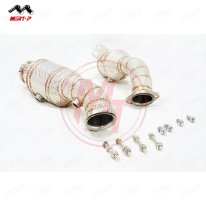 MERTOP RACE Merced **-Ben * AMG W205 C43 E43 M276 3.0 Biturbo Engine 2015 + Heat Shield Catted C43 Downpipe - Product Image 3