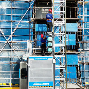 SC200/200 Double Cages <strong>Construction</strong> Hoist with Engine &amp; Gear High Efficiency Lifter <strong>Elevator</strong> for <strong>Construction</strong> Hot Sale - Product Image 6