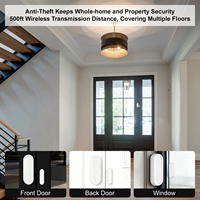 KMV Wireless Split PIR Motion Sensor Doorbell, Welcome Chime & Security Alarm