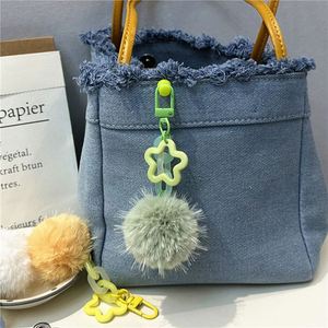 Porte-clés Pompon Style Y2K Mignon en Gros, Breloque Étoile Tendance en Peluche, Pendentif pour Sac à Main Femme, Accessoires de Décoration - Product Image 1