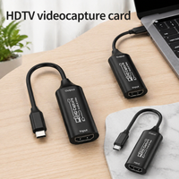 Carte de capture vidéo HDTV Type C en gros 1080P HD, captureur audio-vidéo pour le streaming de jeux, l'enseignement en ligne et l'enregistrement vidéo