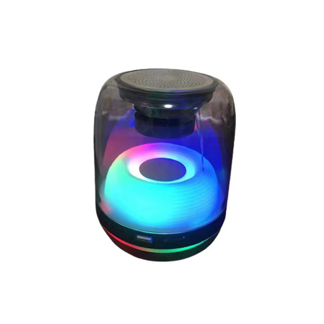 Factory Wholesale RBG LED Light Subwoofer bluetooth Speakers with FM Radio for Mobile Phones