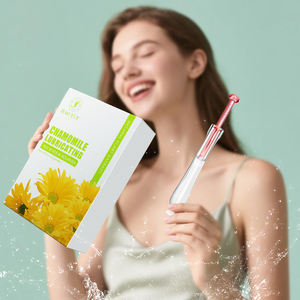 Gel Pengencang vagina Chamomile, pelumas feminin pelembab tahan lama dengan 10 Gel sekali pakai yang telah diisi sebelumnya untuk intim kekeringan - Product Image 1