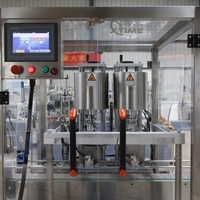 Machine de capsulage automatique à double tête linéaire servo |   Capsuleuse à vis pour bouteilles en verre et en plastique, pour aliments, cosmétiques et boissons