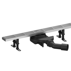 Scarico Lineare Rettangolare Invisibile in Acciaio Inox Moderno, Scarico a Pavimento Lungo <span class=keywords><strong>per</strong></span> Doccia con Inserto <span class=keywords><strong>per</strong></span> Piastrelle, <span class=keywords><strong>Sifone</strong></span> <span class=keywords><strong>per</strong></span> Bagno - Product Image 1