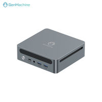 Mini Computadora para Juegos GenMachine Intel Core Ultra 7 155H, 16 Núcleos, DDR5, SSD, Mini PC, LAN Dual de 2.5G, 4 Pantallas, USB4, para Negocios