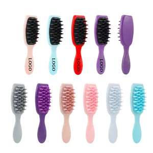 Hot Sale Hair Scalp Massager Shampoo Hair Brush Soft Silicone Detangling Shampoo Brush for Hair Care