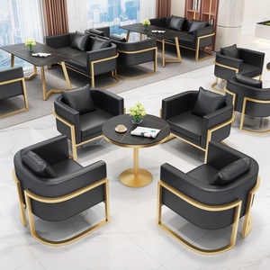 Sofá de Espera Moderno y Lujoso de Metal para Salón de Belleza, Hotel, Escuela, Comedor - Product Image 5