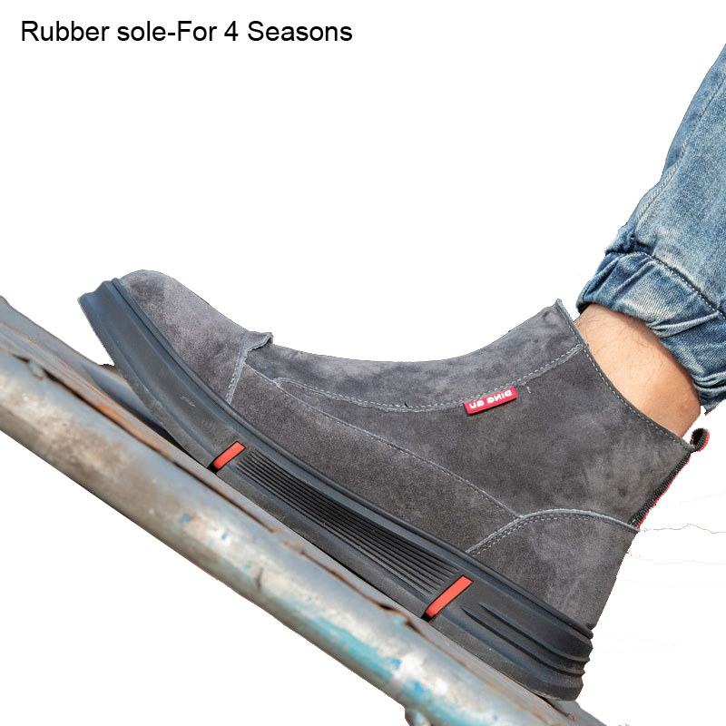 Gris-Semelle en caoutchouc-Pour 4 saisons