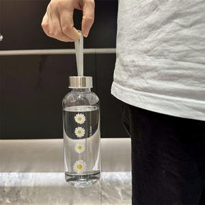 Petite bouteille d'eau givrée par marguerite de 500ML pour le voyage directement potable et bouillante respectueuse de l'environnement - Product Image 6