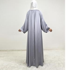ชุดอาบายะห์แบบเป็นทางการ อาบายะห์แบบอาหรับ รุ่นใหม่ล่าสุด ชุดเดรสยาวทรงโบฮีเมียน แขนทรงโคมไฟ - ทรงหลวมพลิ้วไหว สไตล์ชาติพันธุ์ ชุดคลุมแบบตุรกี - Product Image 6