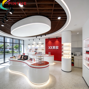 Meuble <span class=keywords><strong>d</strong></span>'îlot <span class=keywords><strong>de</strong></span> présentation <span class=keywords><strong>de</strong></span> cosmétiques sur mesure pour toute la <span class=keywords><strong>maison</strong></span>, avec éclairage LED, pour magasin <span class=keywords><strong>de</strong></span> <span class=keywords><strong>d</strong></span>étail et testeur <span class=keywords><strong>de</strong></span> beauté - Product Image 1