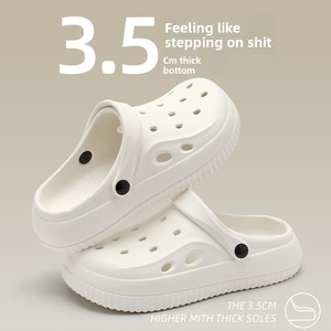 Sandali EVA con Suola Spessa Traspiranti a Punta Chiusa per Donna e <span class=keywords><strong>Uomo</strong></span>, Nuovi Modelli Estivi 2025 per Maternità, Spiaggia e Sport - Product Image 3