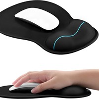 Protège-poignets en forme de goutte d'eau, tapis de souris, repose-poignets, antidérapant, pour ordinateur portable, clavier, support pour les mains