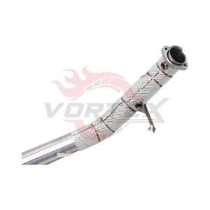 Tubo de Escape de Alto Rendimiento Vortex de Acero Inoxidable con Acabado Espejo y Protección Térmica para Mercedes Benz CLS550 W218 4.6L V8 Biturbo M278 - Product Image 3