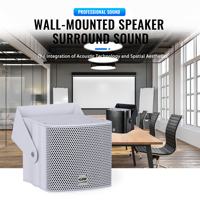 Vente en gros de haut-parleurs audio de qualité supérieure en métal CDF350FS Haut-parleurs muraux coaxiaux de 4.5 pouces 60W Système de sonorisation à gamme complète pour sonorisation