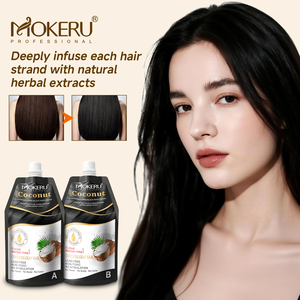 MOKERU Crema Colorante para el Cabello Negro <span class=keywords><strong>Coco</strong></span>, Extracto de Plantas Sin Amoníaco, Cobertura Duradera para Canas, Hombres y Mujeres, Marca Privada 500ml*2 - Product Image 3