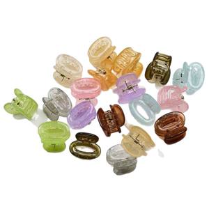 กิ๊บติดผมพลาสติกสไตล์เกาหลีสำหรับผู้หญิง สำหรับ<span class=keywords><strong>ผม</strong></span><span class=keywords><strong>สั้น</strong></span> แบบโปร่งใส สีลูกกวาด น่ารัก สดใส หวาน  แบบหนีบ - Product Image 5