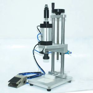 Máquina Semiautomática para Sellar Tapas de Botellas de Condimento, Máquina Neumática para Tapar Botellas de Vidrio, Frascos y Botellas de Perfume - Product Image 4