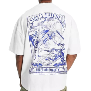 T-shirt pour homme 100% coton à manches courtes, vêtement décontracté imprimé, t-shirt pour homme à col rond, style streetwear, t-shirt cool et drôle, t-shirt ample - Product Image 1