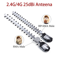 4G 25dBi 16 Unité Routeur Sans Fil Carte Réseau Directionnelle 1.5 Vswr Yagi Antenne Extérieure Antenne avec 1 Mètre 5 Lignes Long Câble