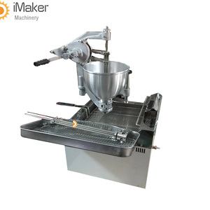 Automatique machine à fabriquer des beignets type de gaz friteuse à beignets <span class=keywords><strong>avec</strong></span> trois moules - Product Image 3