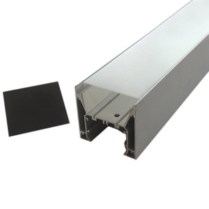 Tùy Chỉnh Hiện Đại Phong Cách Tuyến Tính Ánh Sáng Hồ Sơ <span class=keywords><strong>Led</strong></span> Nhựa Ánh Sáng Khuếch Tán Pc Bìa Chụp Đèn - Product Image 6