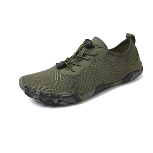 Sandales unisexes imprimées avec motif contour, chaussures décontractées respirantes à cordon de serrage à fermeture rapide, chaussures de marche antidérapantes pour la plage et la natation - Product Image 4