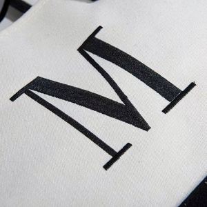 Custom <b>Printed</b> Logo White Canvas Tote Bag with Pocket and Zipper Convenient Shopping Solution - Product Image 3