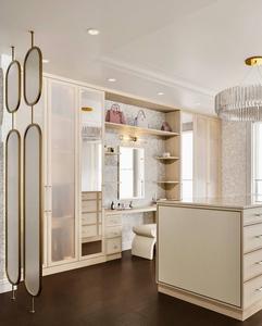 ตู้เสื้อผ้าแบบ<span class=keywords><strong>ว</strong></span>อล์ก<span class=keywords><strong>อิน</strong></span>สีขาวไม้ ดีไซน์หรูหราทันสมัยจาก Vermonhouzz สำหรับจัดเก็บของใน<span class=keywords><strong>ห้อง</strong></span>นอน - Product Image 4