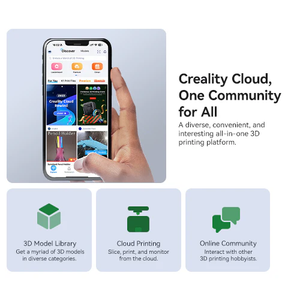 เครื่องพิมพ์ 3 มิติแบบพกพา K1 SE รุ่นใหม่ ความแม่นยำสูง ระบบ FDM ความเร็วสูง ใช้เส้นพลาสติกขนาด 1.75 มม. แบบอัตโนมัติ เชื่อมต่อผ่าน USB รองรับ PLA รับประกัน 1 ปี - Product Image 5
