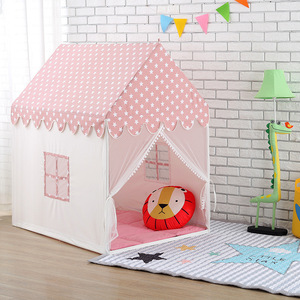 Toy House For Children Indoor Play Tent With <b>Lights</b> Princess Castle Cottage 2 To 4 Years Unisex Cloth Material Requires Setup - Product Image 3