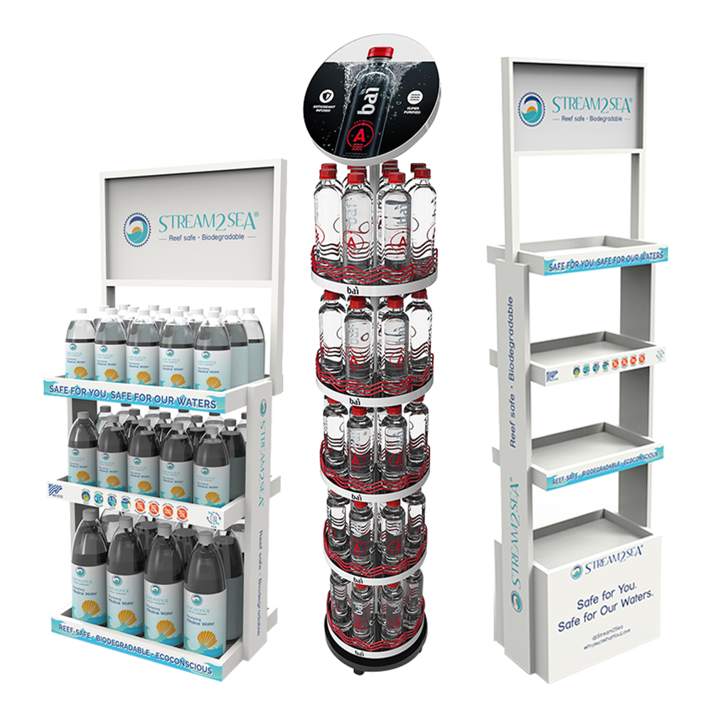 Apache Fashion Mineral Water Display Rack Customizable Floor Type for Hot Stores in Supermarkets — view 1