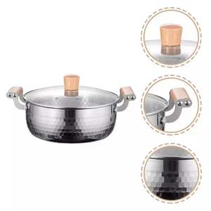 Poêle à neige japonaise antiadhésive en acier inoxydable 304 casserole à lait famille nourriture pour bébé pour une petite casserole cuisson <span class=keywords><strong>pot</strong></span> de nouilles instantanées - Product Image 3