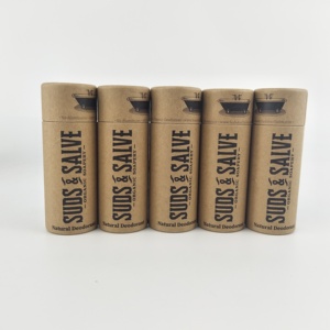 Giá tốt nhất 0.3 oz bao bì giấy kraft ống các tông cho Lip Balm khử mùi container - Product Image 4