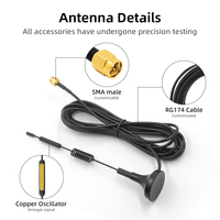 Antena Magnética 4G LTE de 10dBi de Alta Ganancia, Omnidireccional Vertical, con Base Roscada para Router, Compatible con OEM/ODM Personalizado
