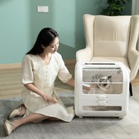 Sèche-cheveux portable électrique intelligent et professionnel pour animaux de compagnie, silencieux et rapide, pour chiens et chats, séchoir de salon pour animaux, séchoir de cage pour animaux