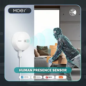 Sensore di Presenza Umana MOES ZigBee, Rilevatore a Onde Radar per Sicurezza Domestica, Sensore Intelligente Tuya per Rilevamento Presenza Corporea - Product Image 1