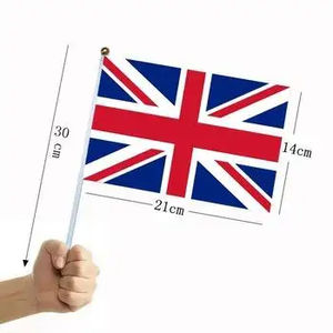 Gahumi Estonie Pays Main Agitant Drapeaux Promotion Mini Personnalisé Estonie Petite Main Drapeau Bannière - Product Image 2