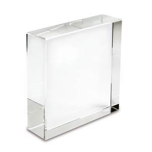 Bloque de acrílico Crystal K9 de 80x80x30 mm para exhibición de trofeos y placas - Product Image 2
