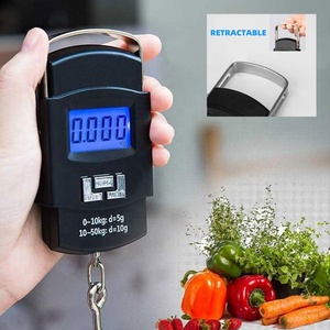Báscula Portátil <span class=keywords><strong>de</strong></span> Mano, Báscula Digital para Pescado con Pantalla LCD y Gancho - Product Image 6